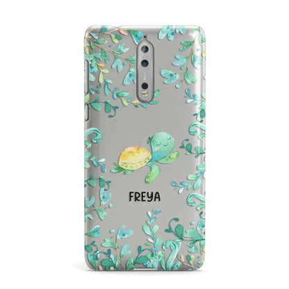 Personalised Green Turtle Nokia Case