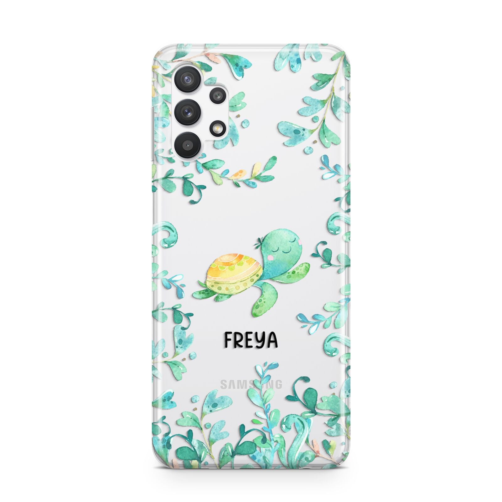 Personalised Green Turtle Samsung A32 5G Case