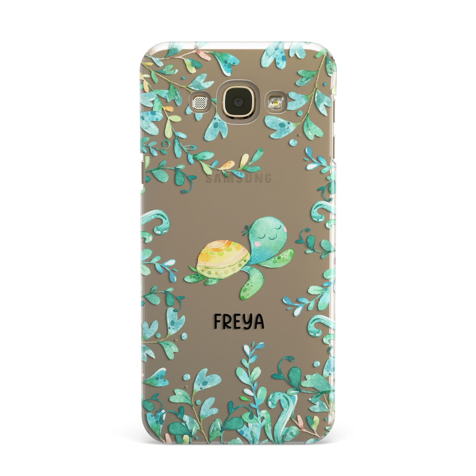 Personalised Green Turtle Samsung Galaxy A8 Case