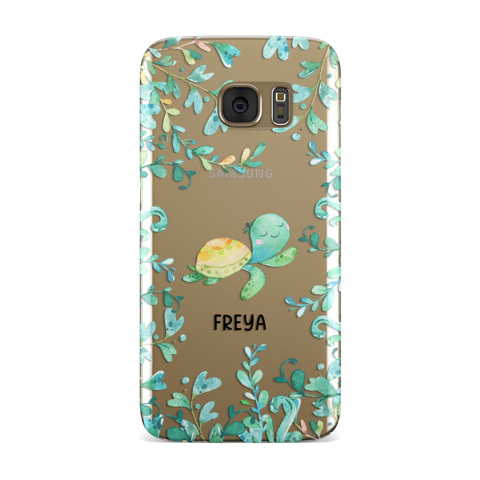 Personalised Green Turtle Samsung Galaxy Case