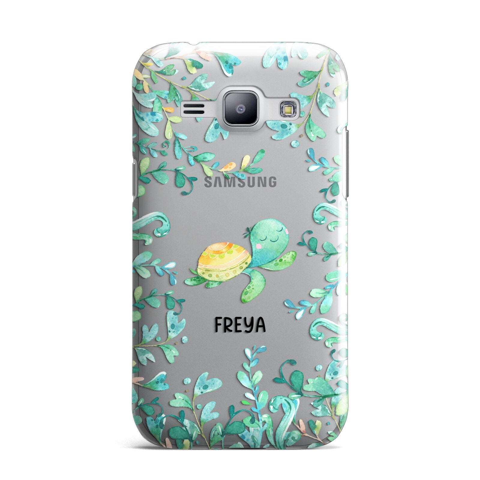 Personalised Green Turtle Samsung Galaxy J1 2015 Case