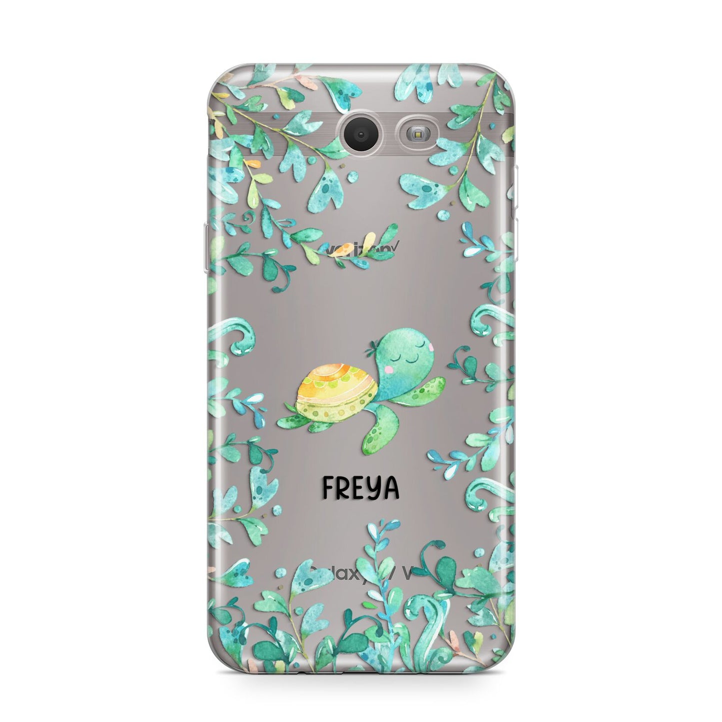 Personalised Green Turtle Samsung Galaxy J7 2017 Case