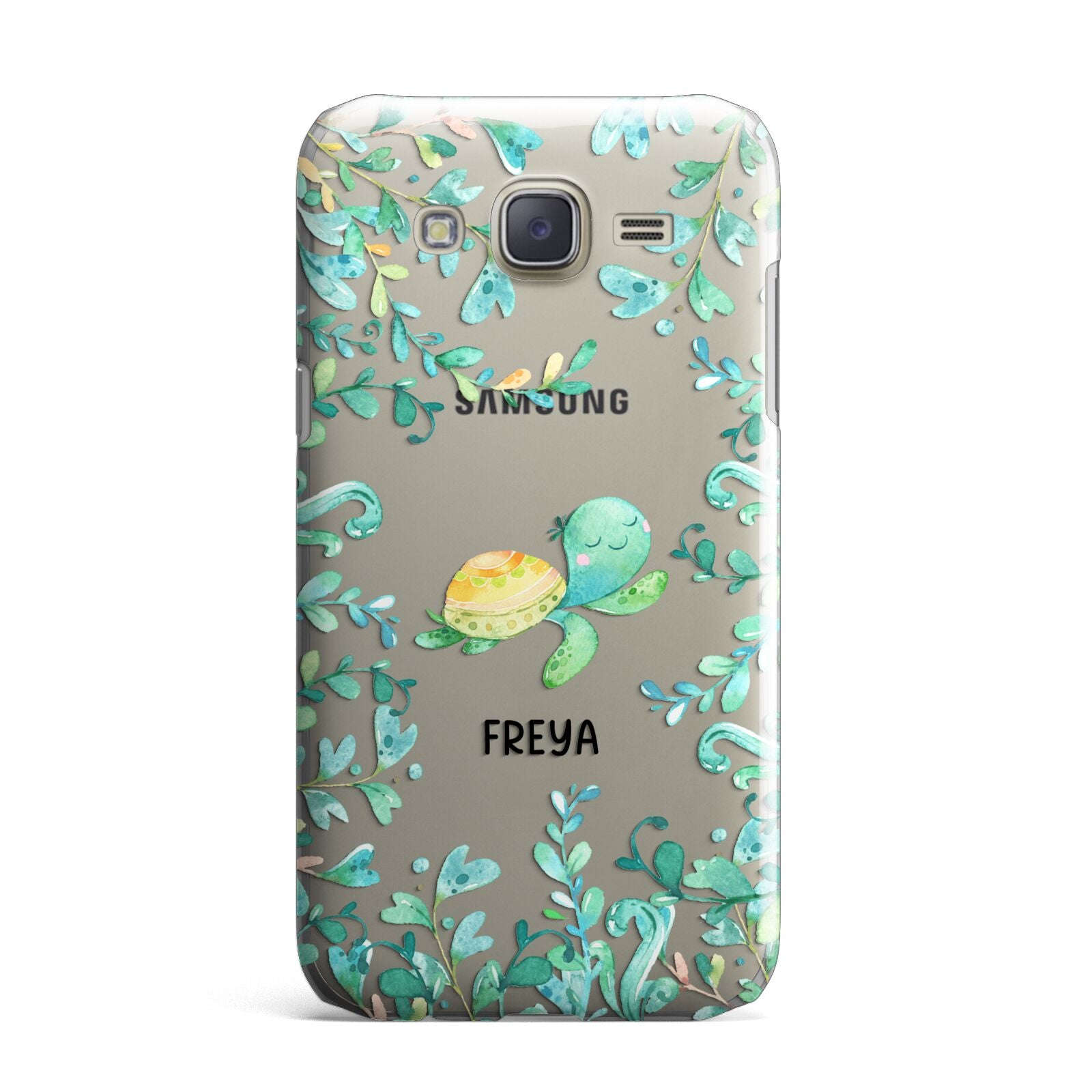 Personalised Green Turtle Samsung Galaxy J7 Case