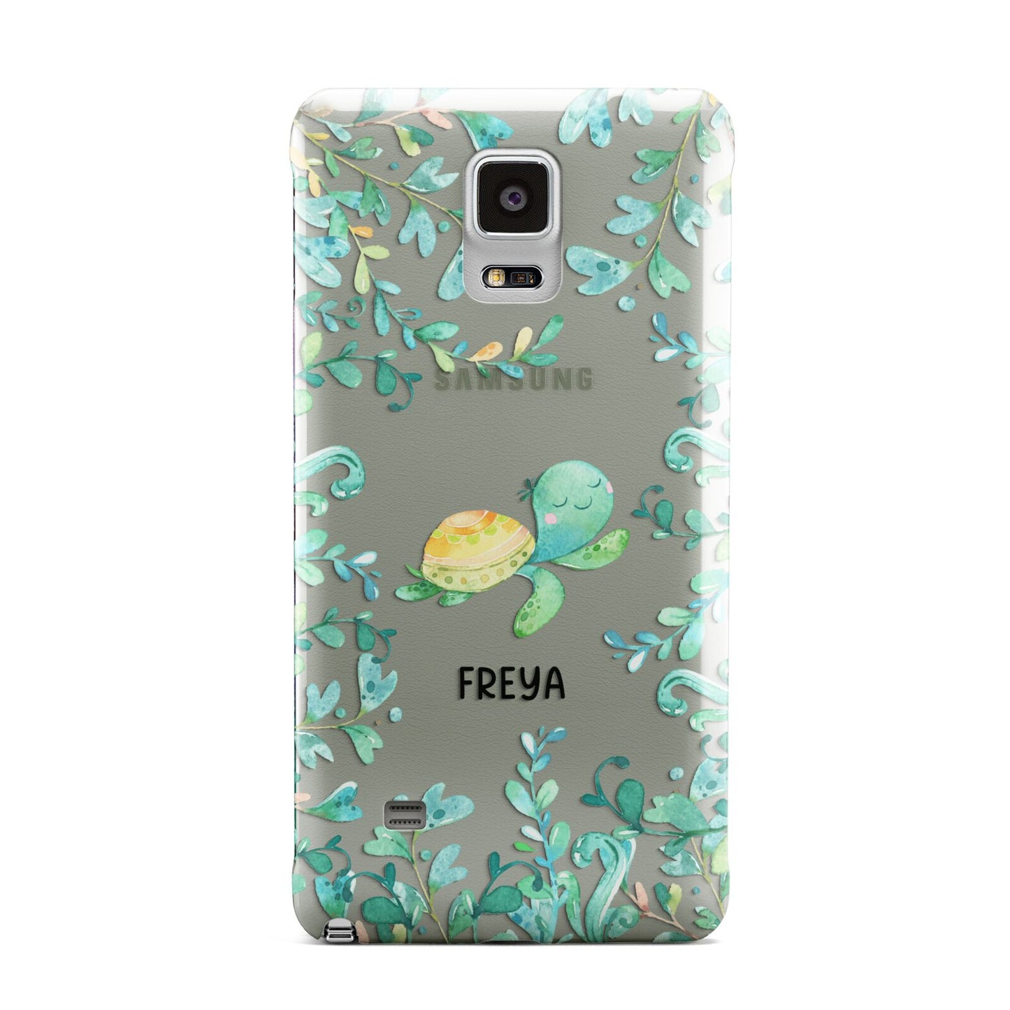 Personalised Green Turtle Samsung Galaxy Note 4 Case