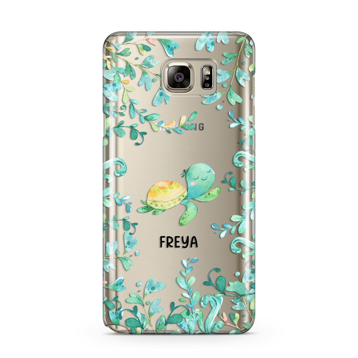 Personalised Green Turtle Samsung Galaxy Note 5 Case