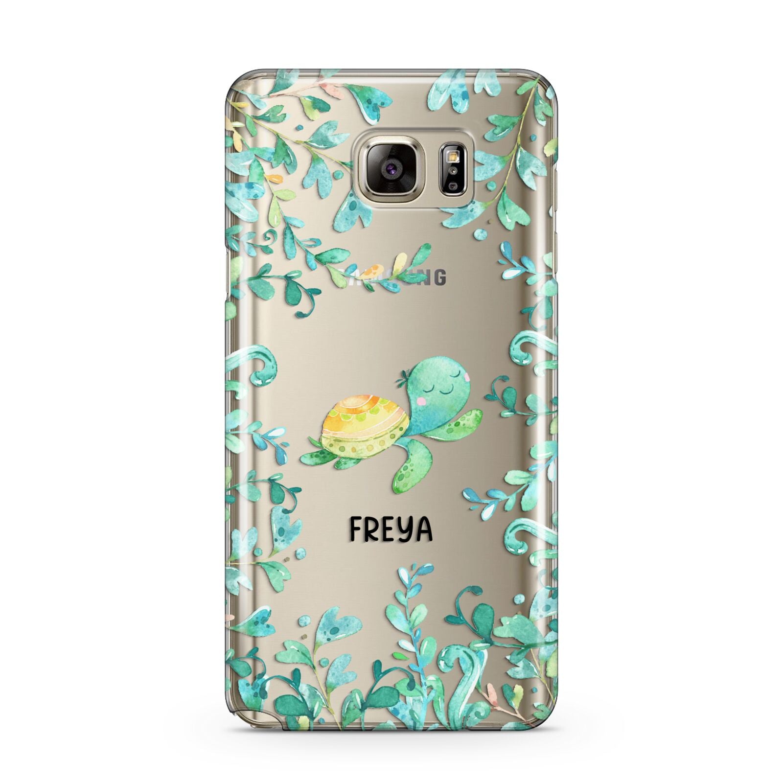 Personalised Green Turtle Samsung Galaxy Note 5 Case