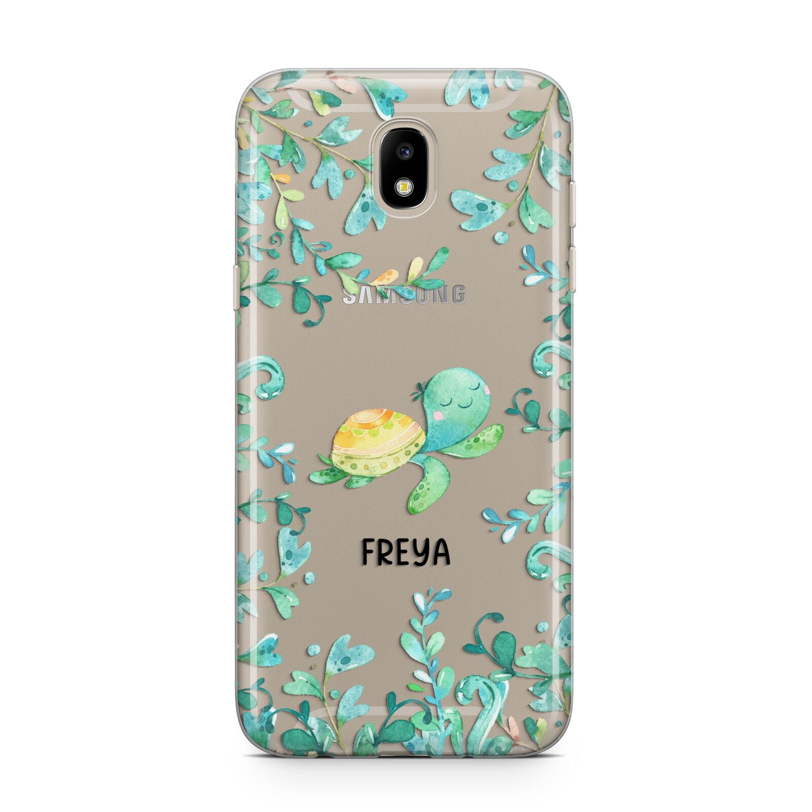 Personalised Green Turtle Samsung J5 2017 Case