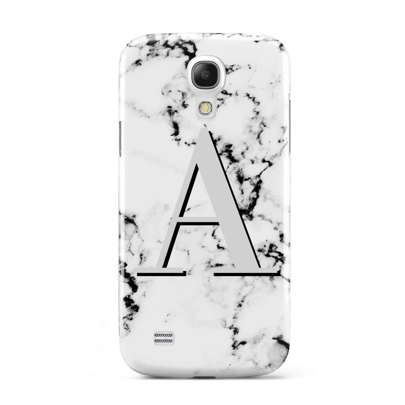 Personalised Grey Large Initial Marble Samsung Galaxy S4 Mini Case