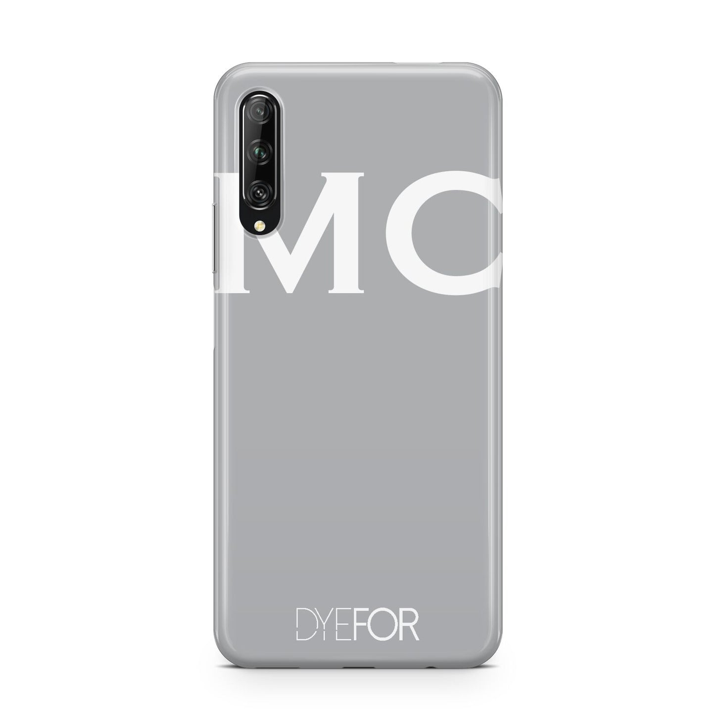 Personalised Grey White Initial Huawei P Smart Pro 2019