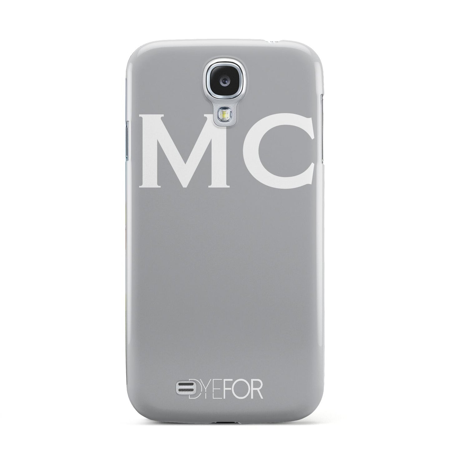 Personalised Grey White Initial Samsung Galaxy S4 Case