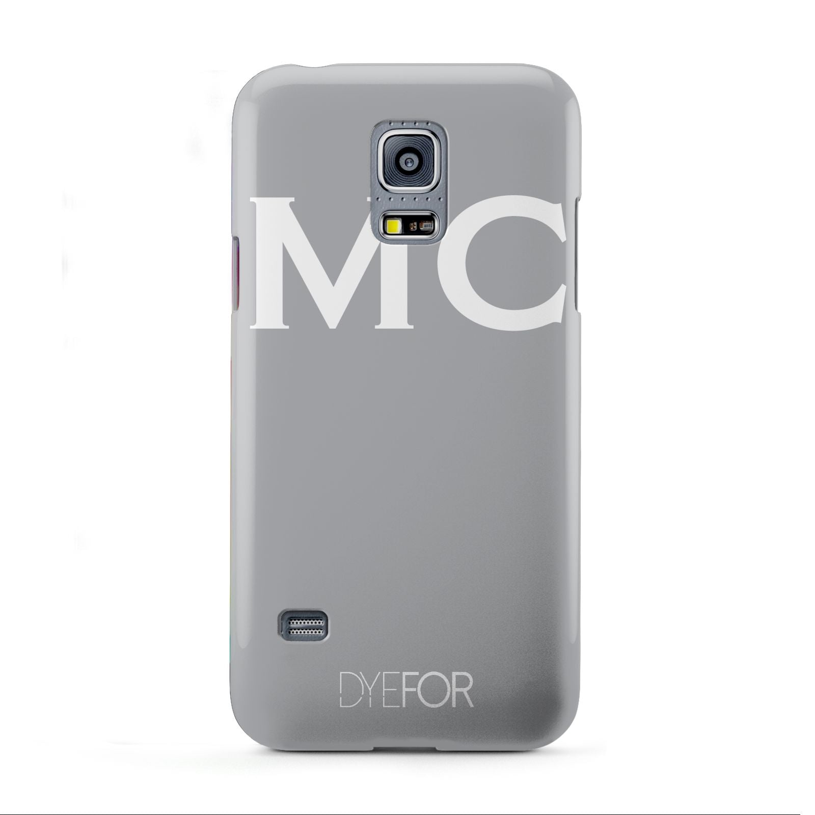 Personalised Grey White Initial Samsung Galaxy S5 Mini Case