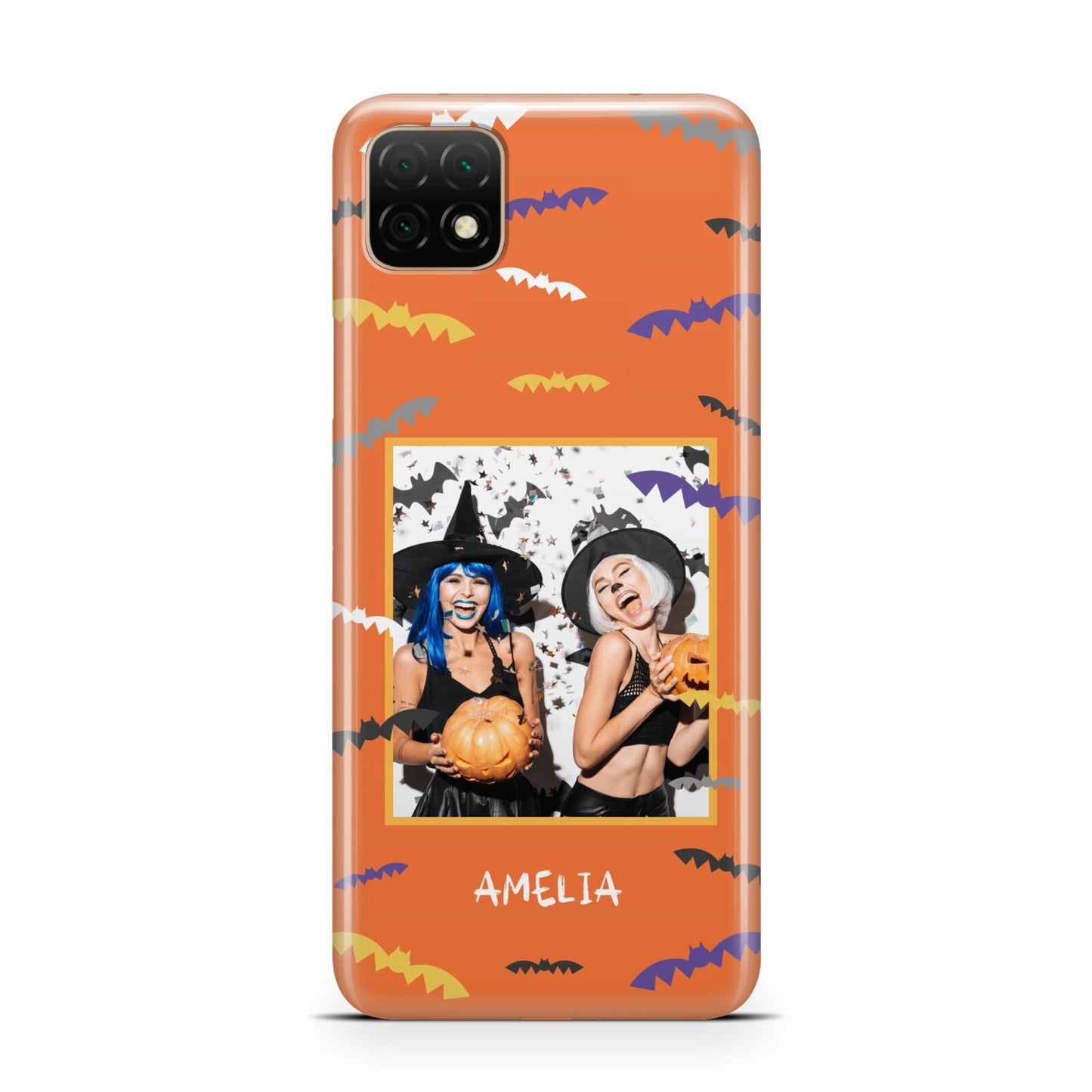 Personalised Halloween Bats Photo Upload Huawei Enjoy 20 Phone Case