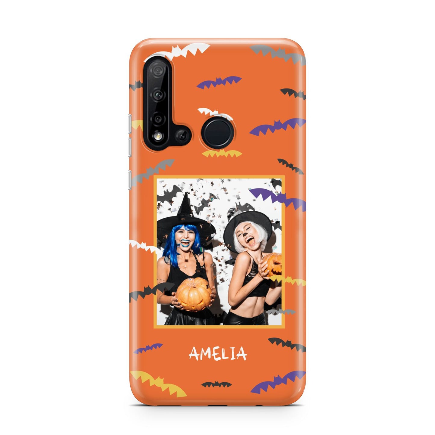 Personalised Halloween Bats Photo Upload Huawei P20 Lite 5G Phone Case