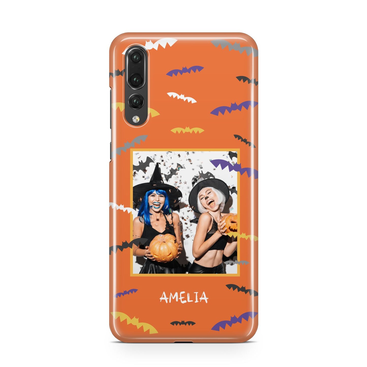 Personalised Halloween Bats Photo Upload Huawei P20 Pro Phone Case