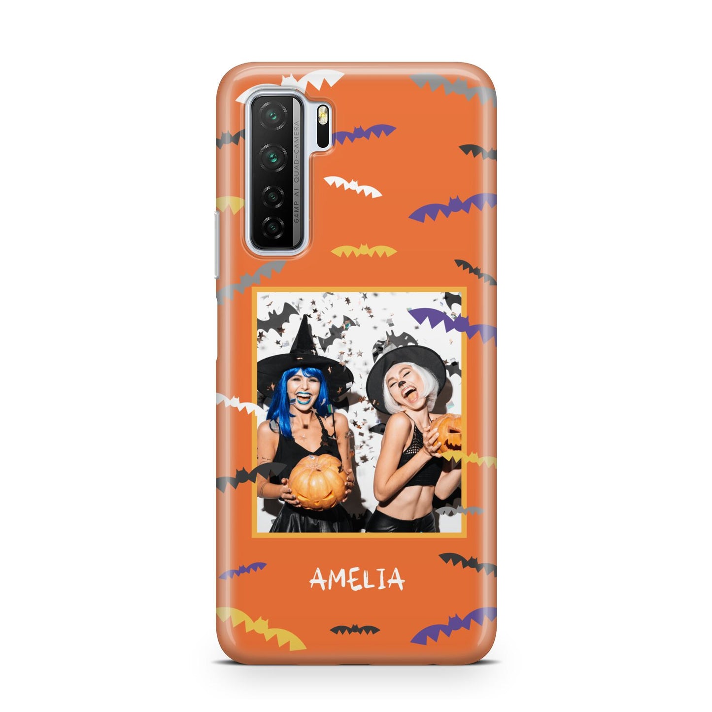 Personalised Halloween Bats Photo Upload Huawei P40 Lite 5G Phone Case