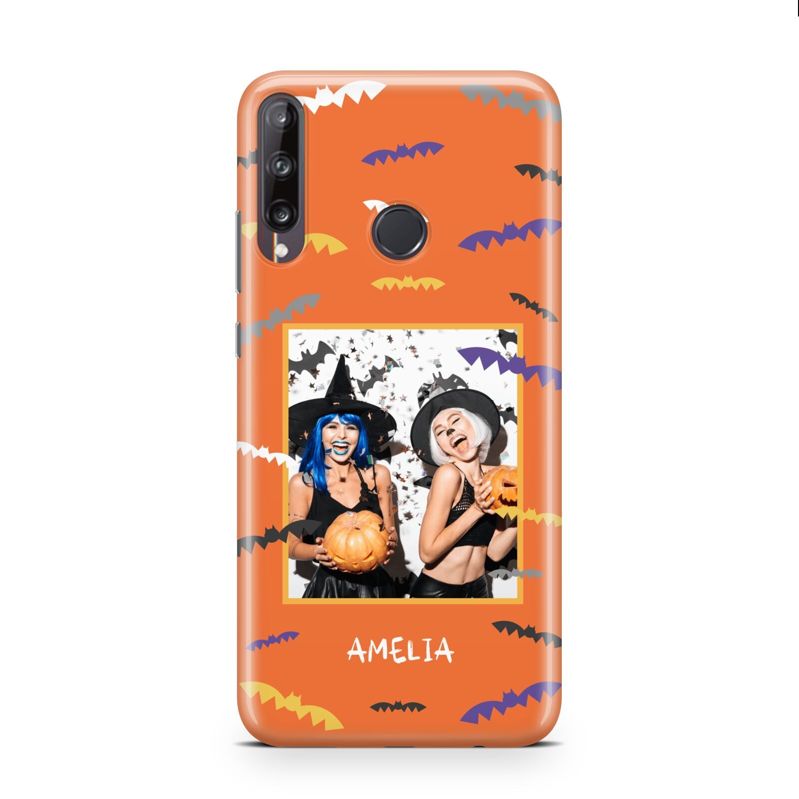 Personalised Halloween Bats Photo Upload Huawei P40 Lite E Phone Case