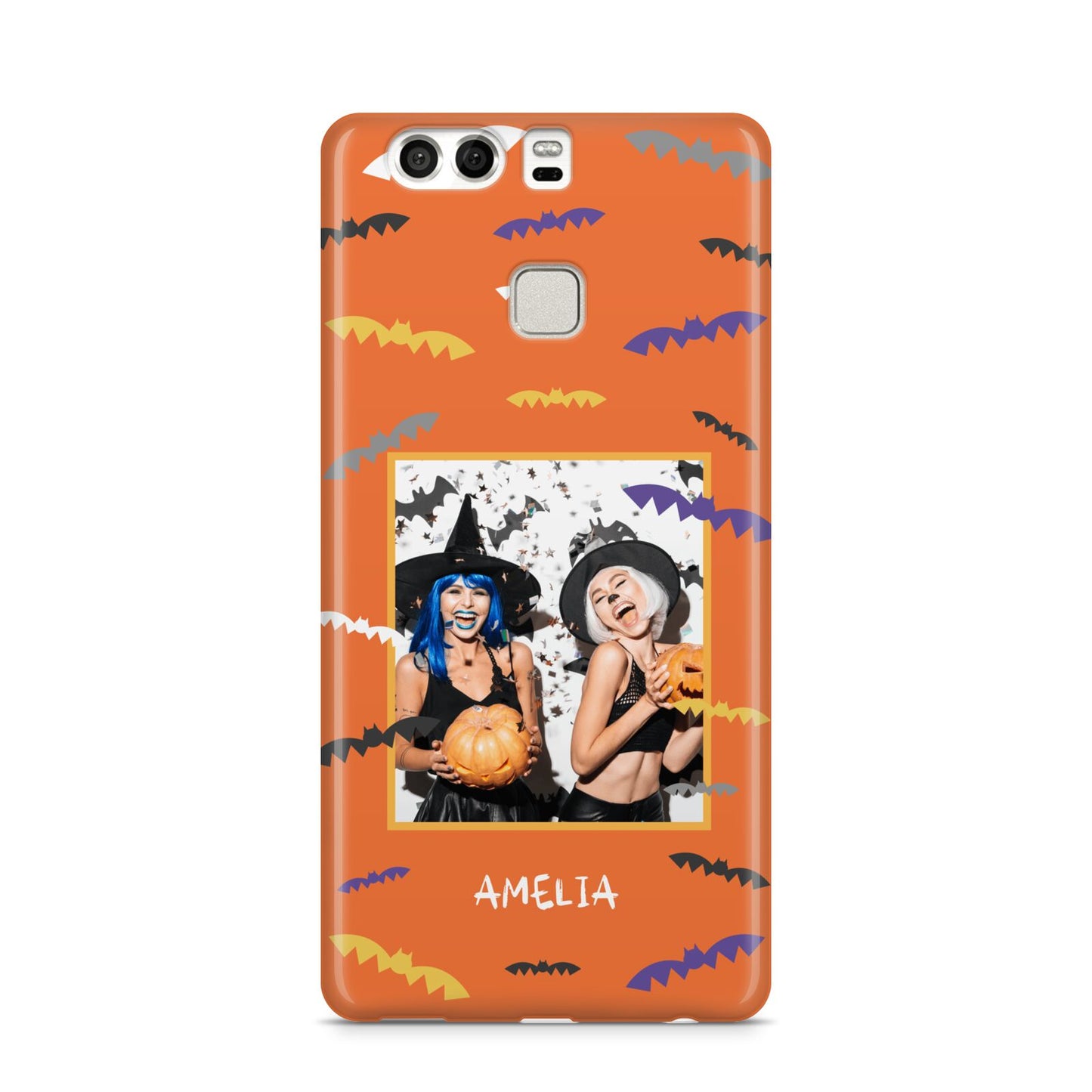 Personalised Halloween Bats Photo Upload Huawei P9 Case