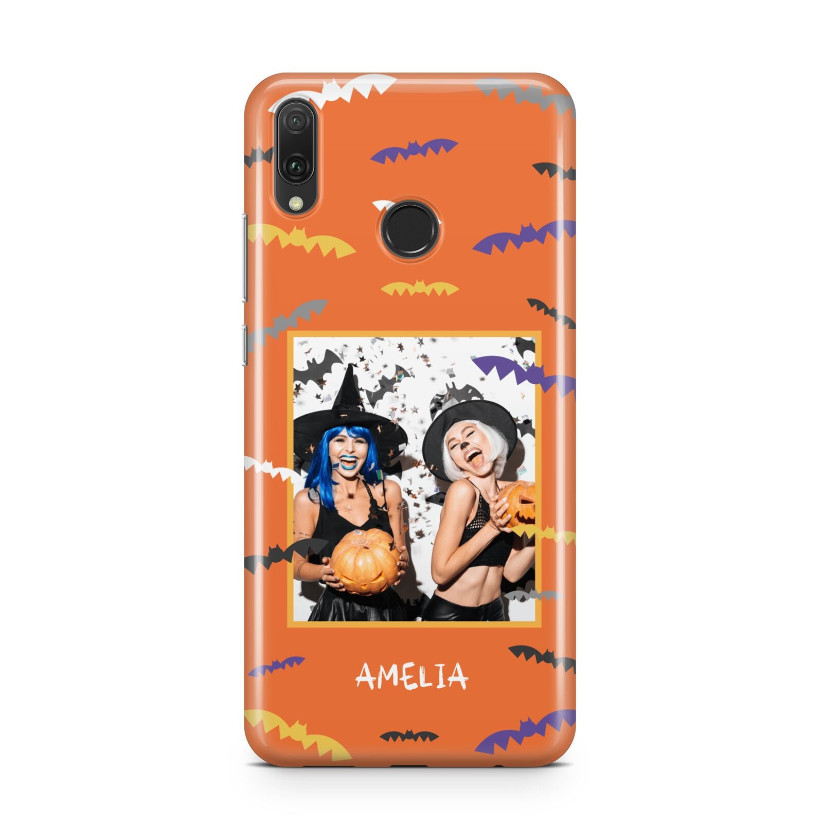 Personalised Halloween Bats Photo Upload Huawei Y9 2019