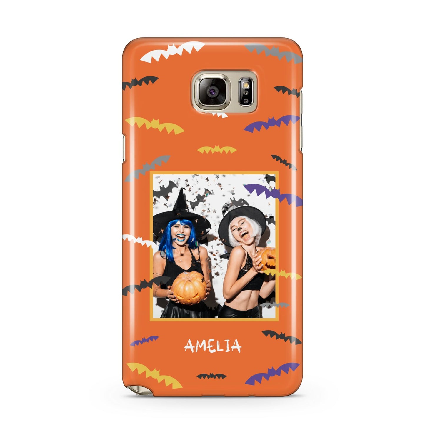 Personalised Halloween Bats Photo Upload Samsung Galaxy Note 5 Case