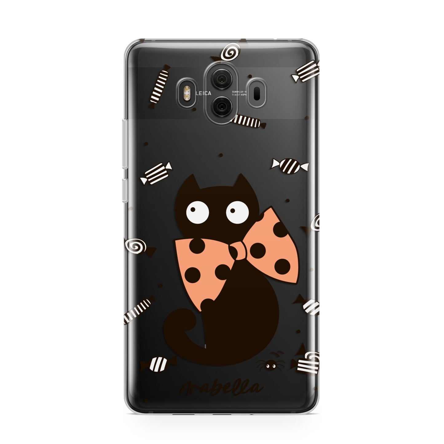 Personalised Halloween Cat Huawei Mate 10 Protective Phone Case