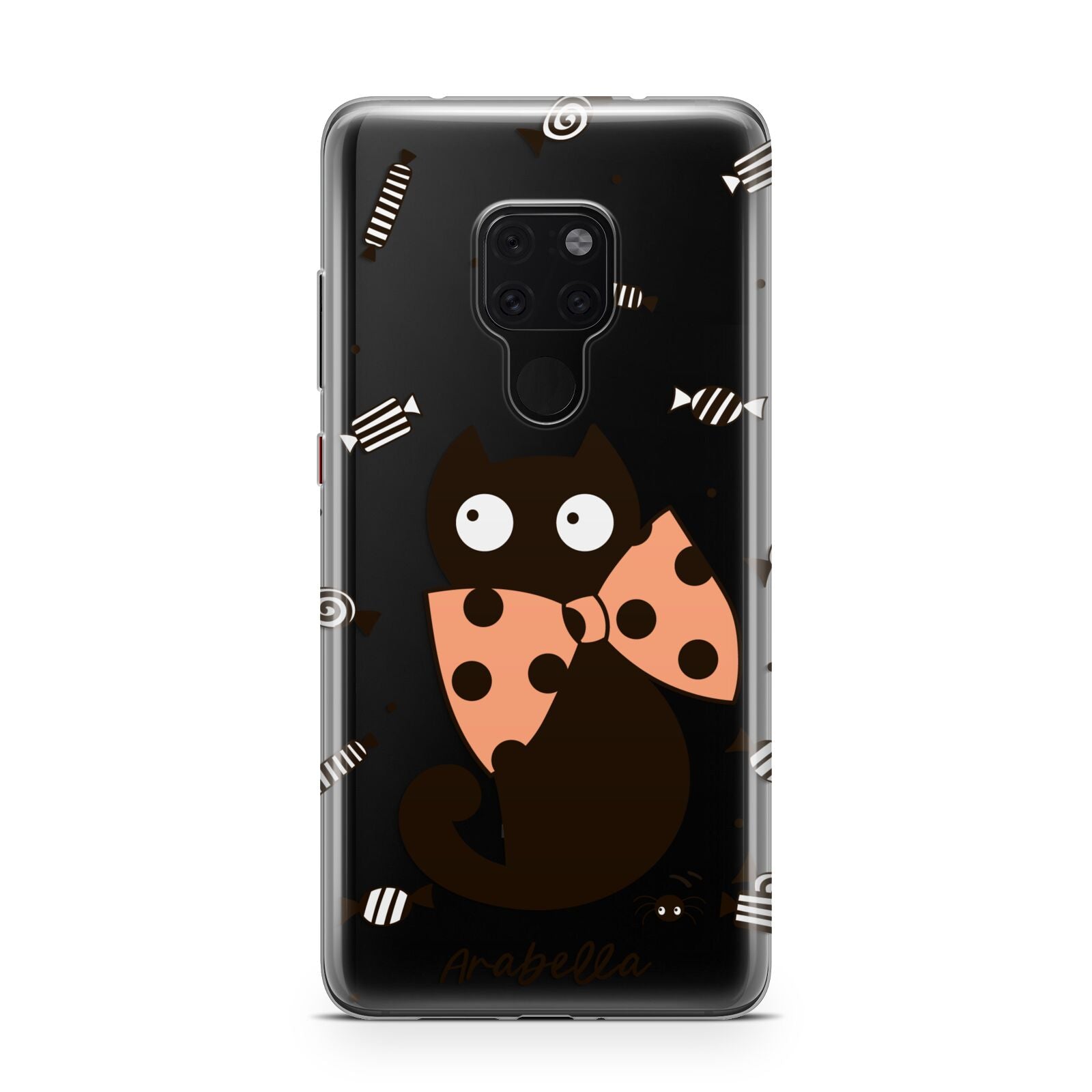 Personalised Halloween Cat Huawei Mate 20 Phone Case