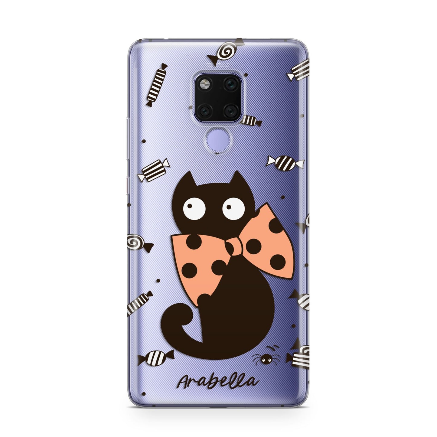 Personalised Halloween Cat Huawei Mate 20X Phone Case