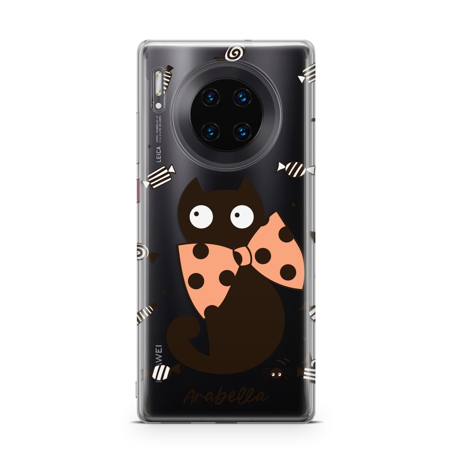 Personalised Halloween Cat Huawei Mate 30 Pro Phone Case