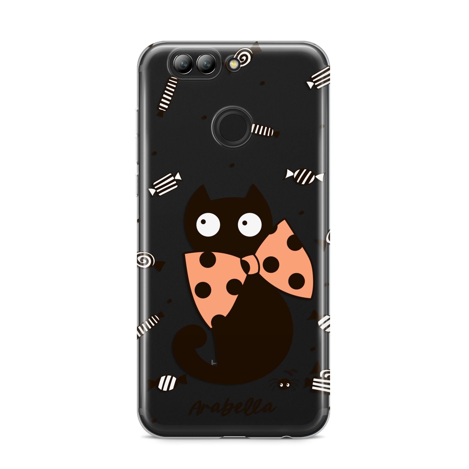 Personalised Halloween Cat Huawei Nova 2s Phone Case