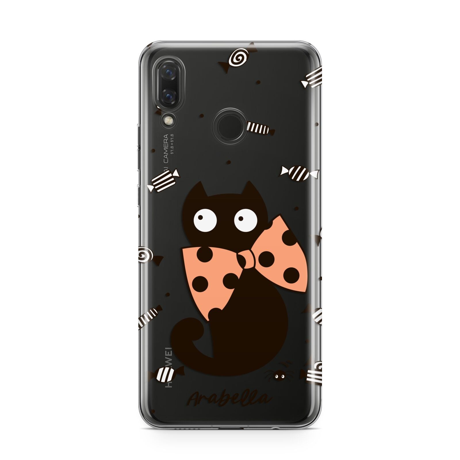 Personalised Halloween Cat Huawei Nova 3 Phone Case