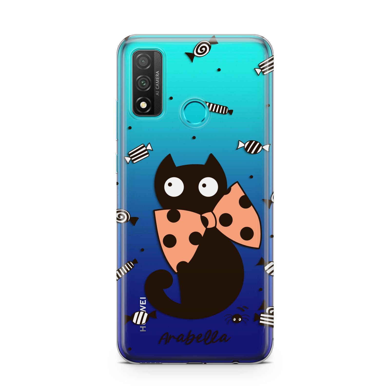 Personalised Halloween Cat Huawei P Smart 2020