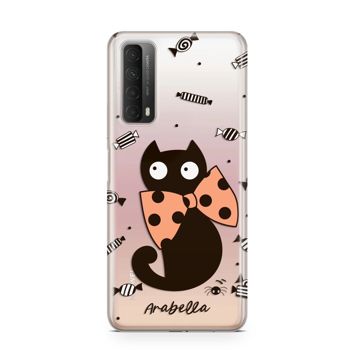 Personalised Halloween Cat Huawei P Smart 2021