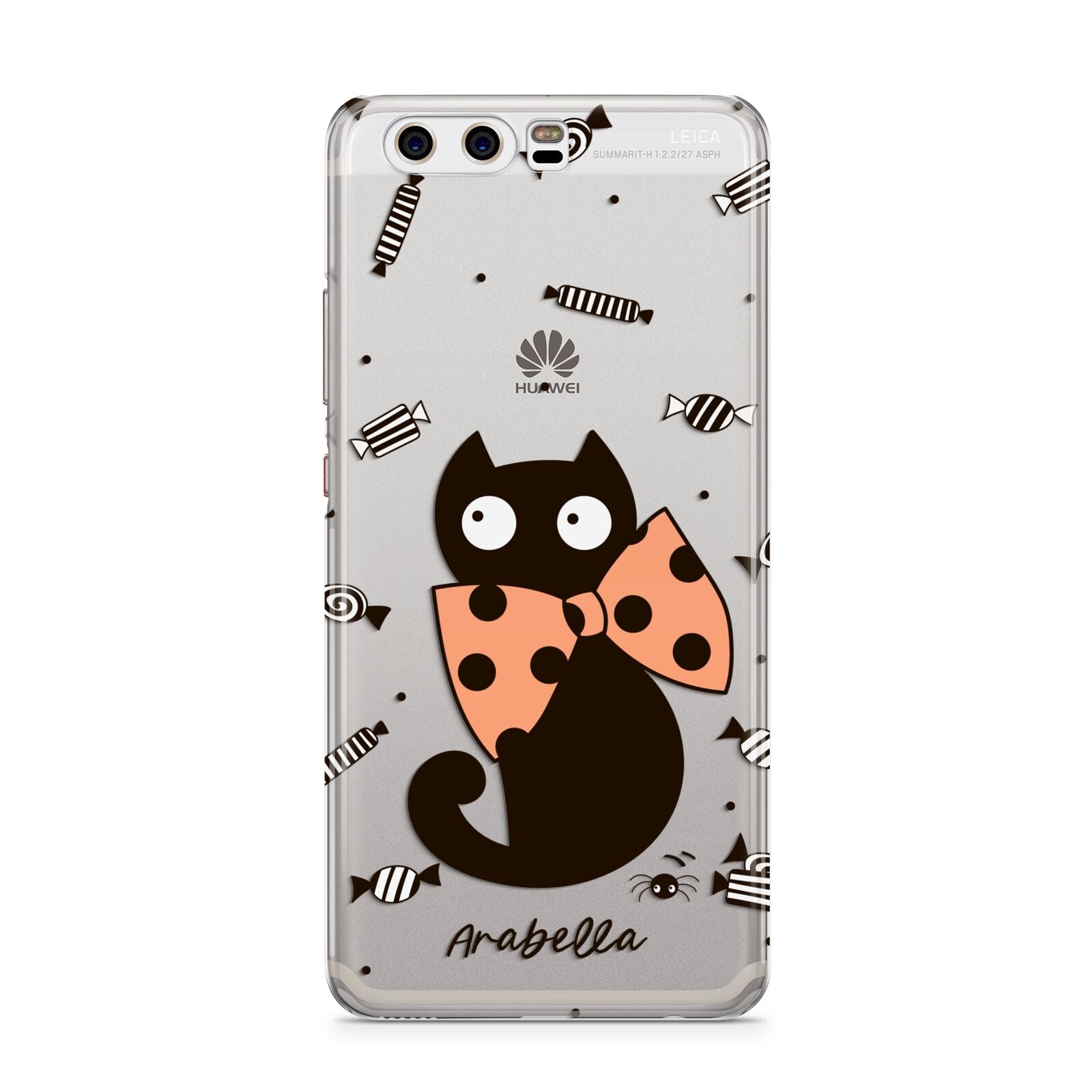 Personalised Halloween Cat Huawei P10 Phone Case