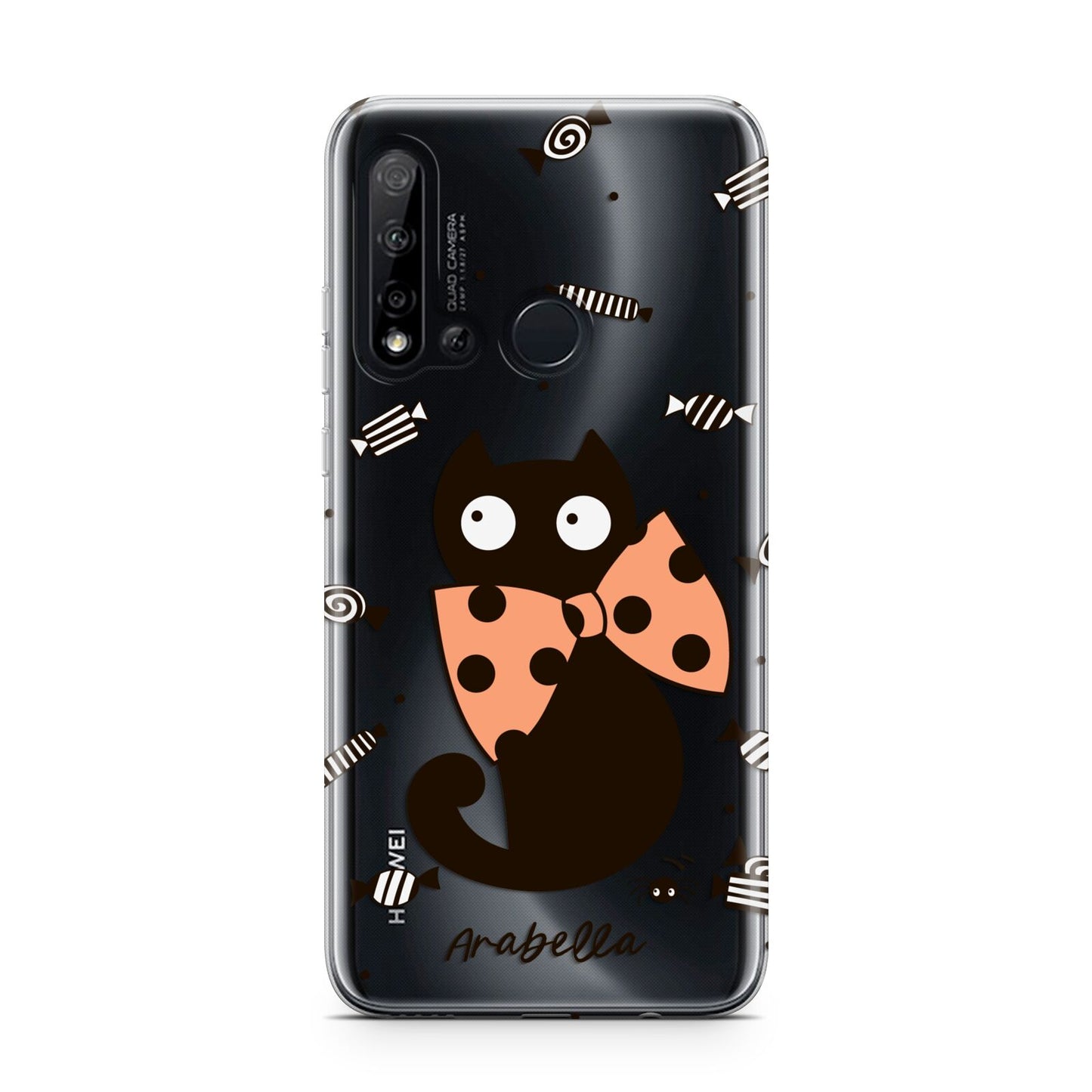 Personalised Halloween Cat Huawei P20 Lite 5G Phone Case