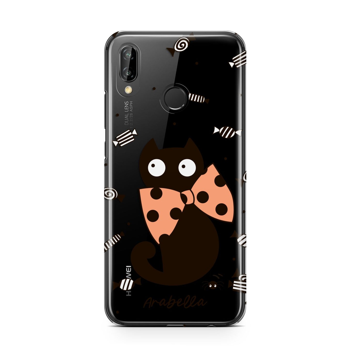 Personalised Halloween Cat Huawei P20 Lite Phone Case