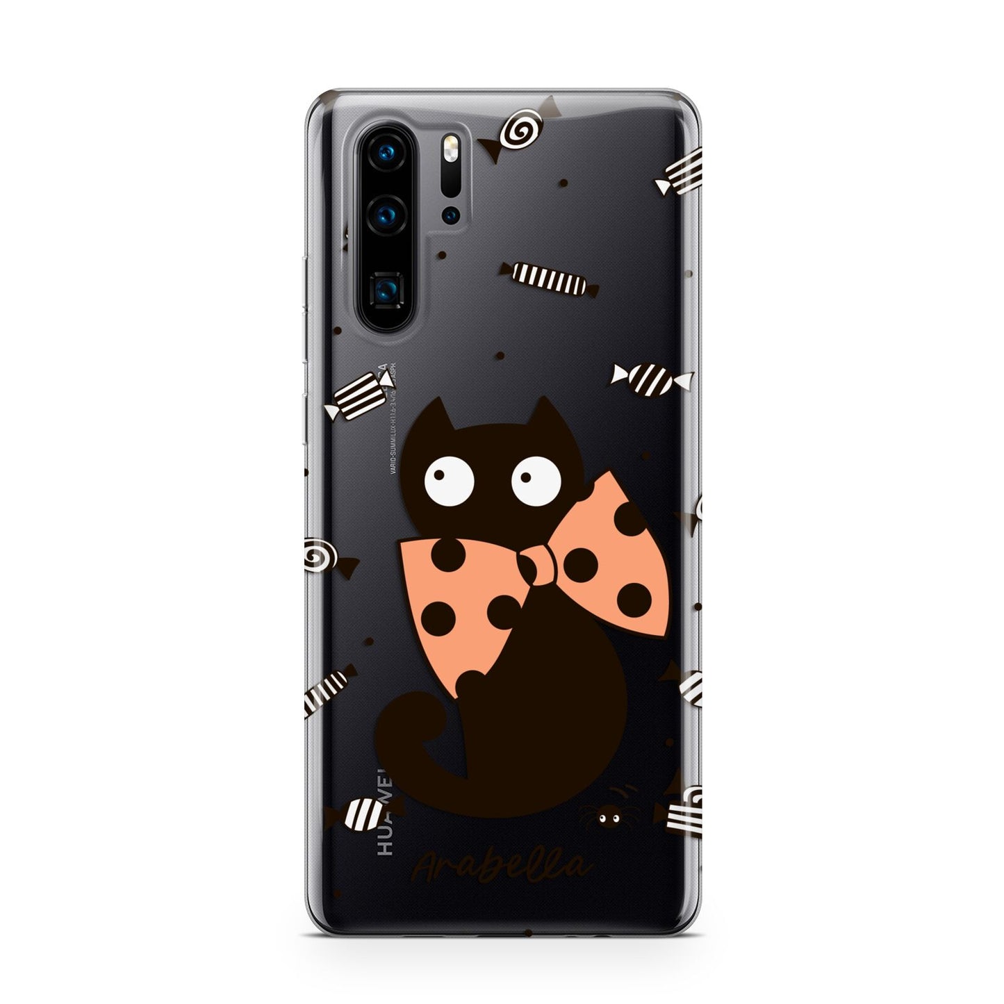 Personalised Halloween Cat Huawei P30 Pro Phone Case