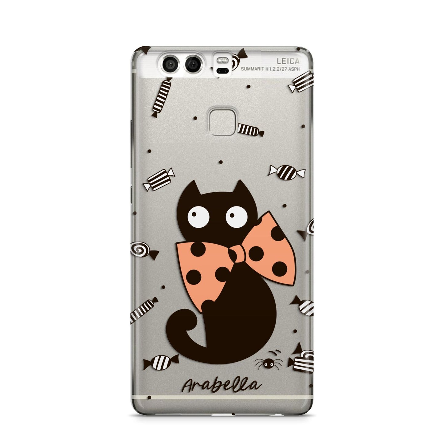 Personalised Halloween Cat Huawei P9 Case