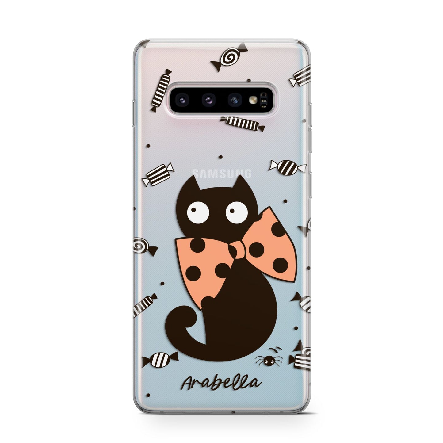 Personalised Halloween Cat Protective Samsung Galaxy Case