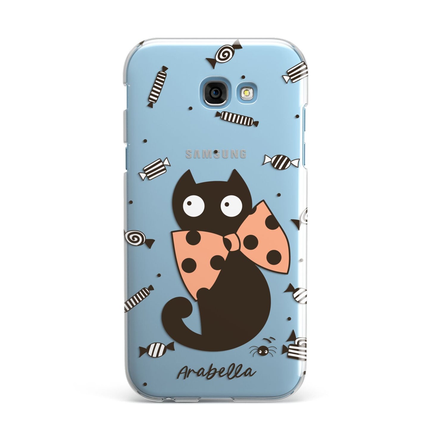 Personalised Halloween Cat Samsung Galaxy A7 2017 Case