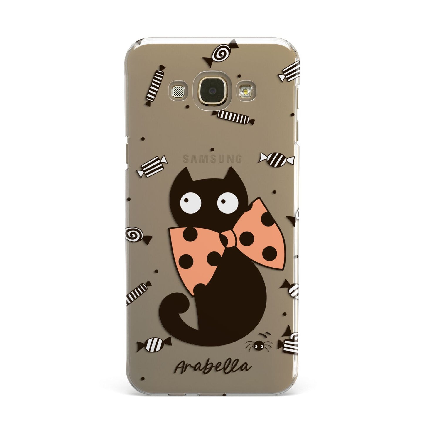 Personalised Halloween Cat Samsung Galaxy A8 Case