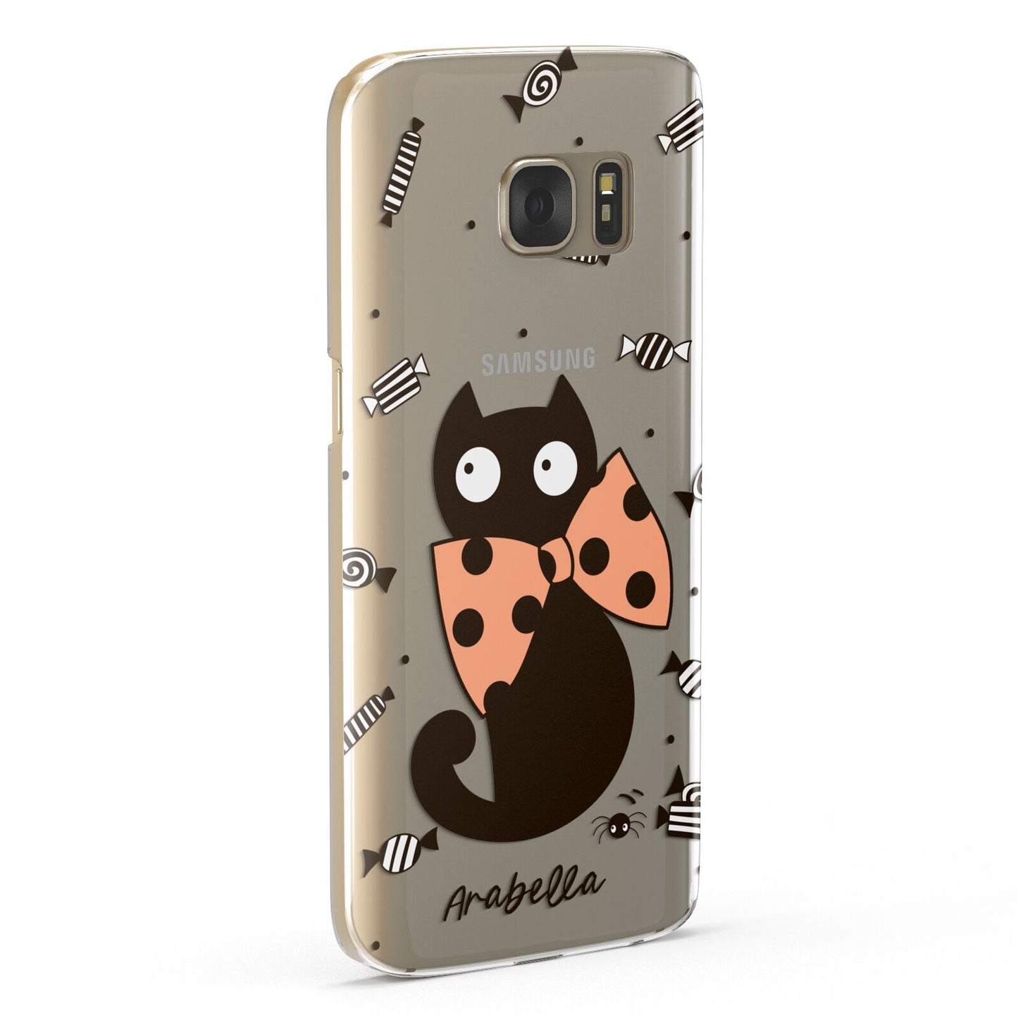 Personalised Halloween Cat Samsung Galaxy Case Fourty Five Degrees