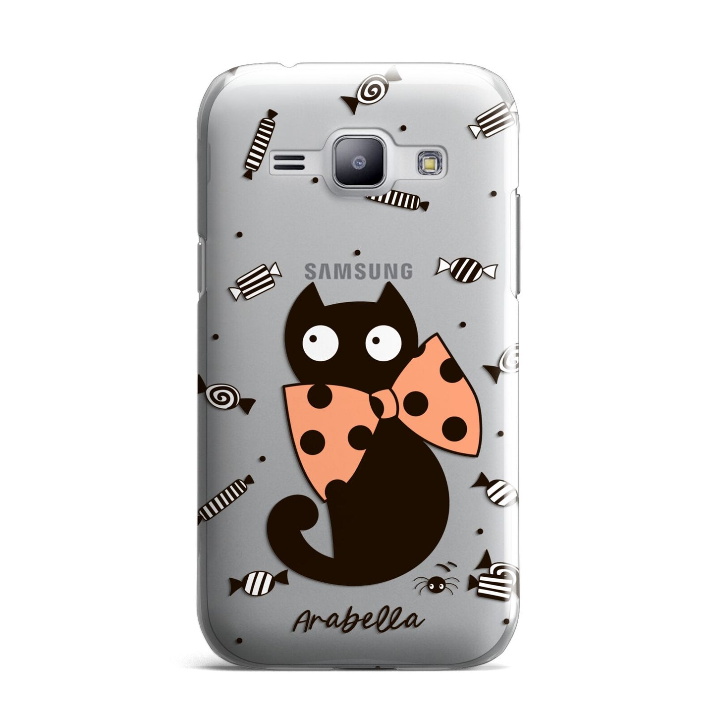 Personalised Halloween Cat Samsung Galaxy J1 2015 Case