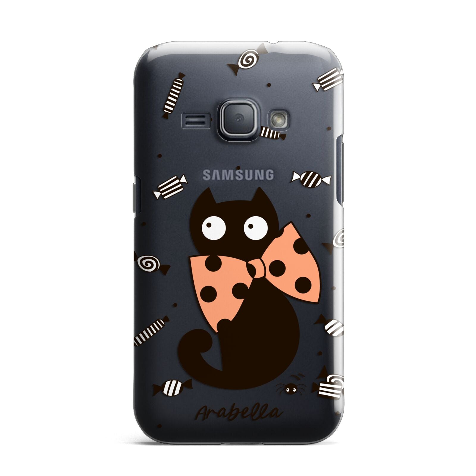 Personalised Halloween Cat Samsung Galaxy J1 2016 Case