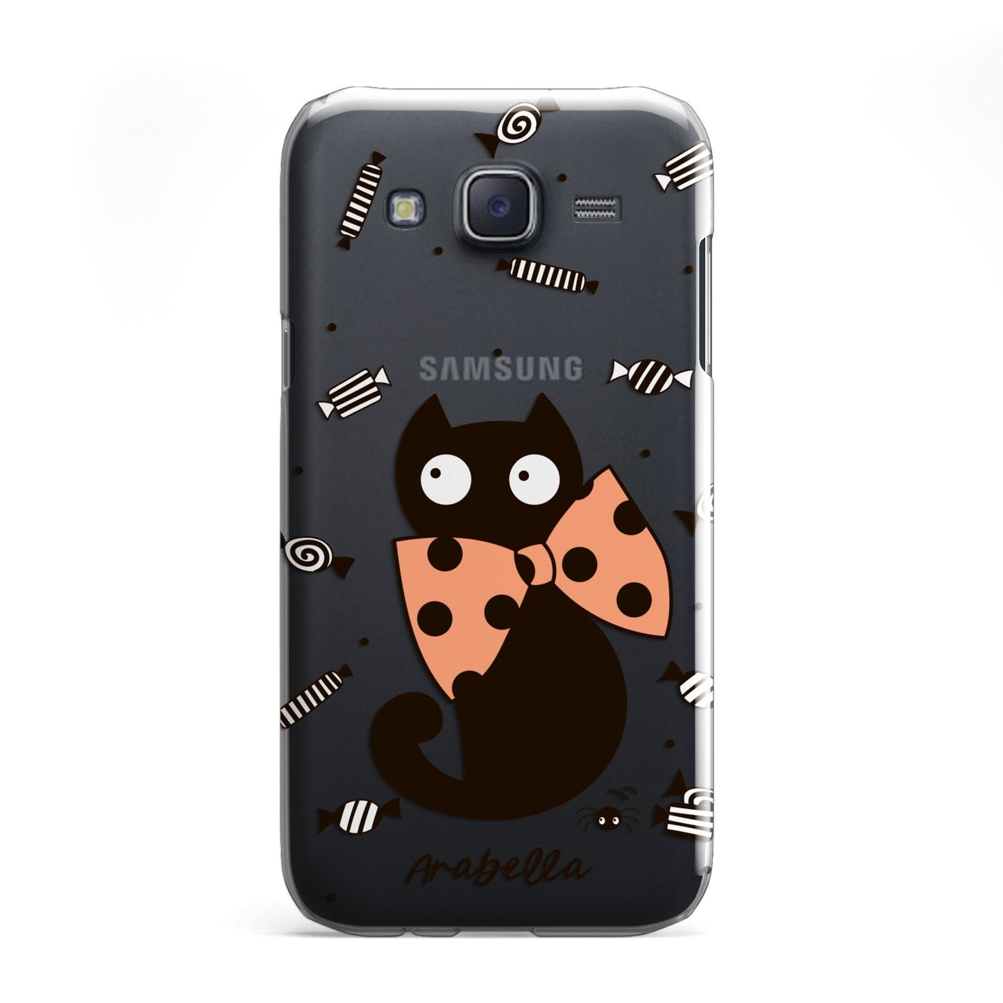 Personalised Halloween Cat Samsung Galaxy J5 Case