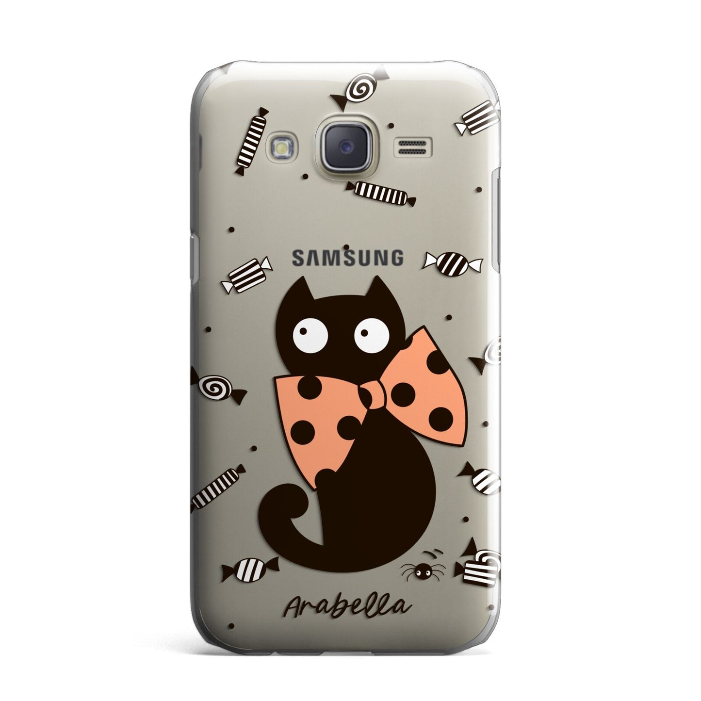 Personalised Halloween Cat Samsung Galaxy J7 Case