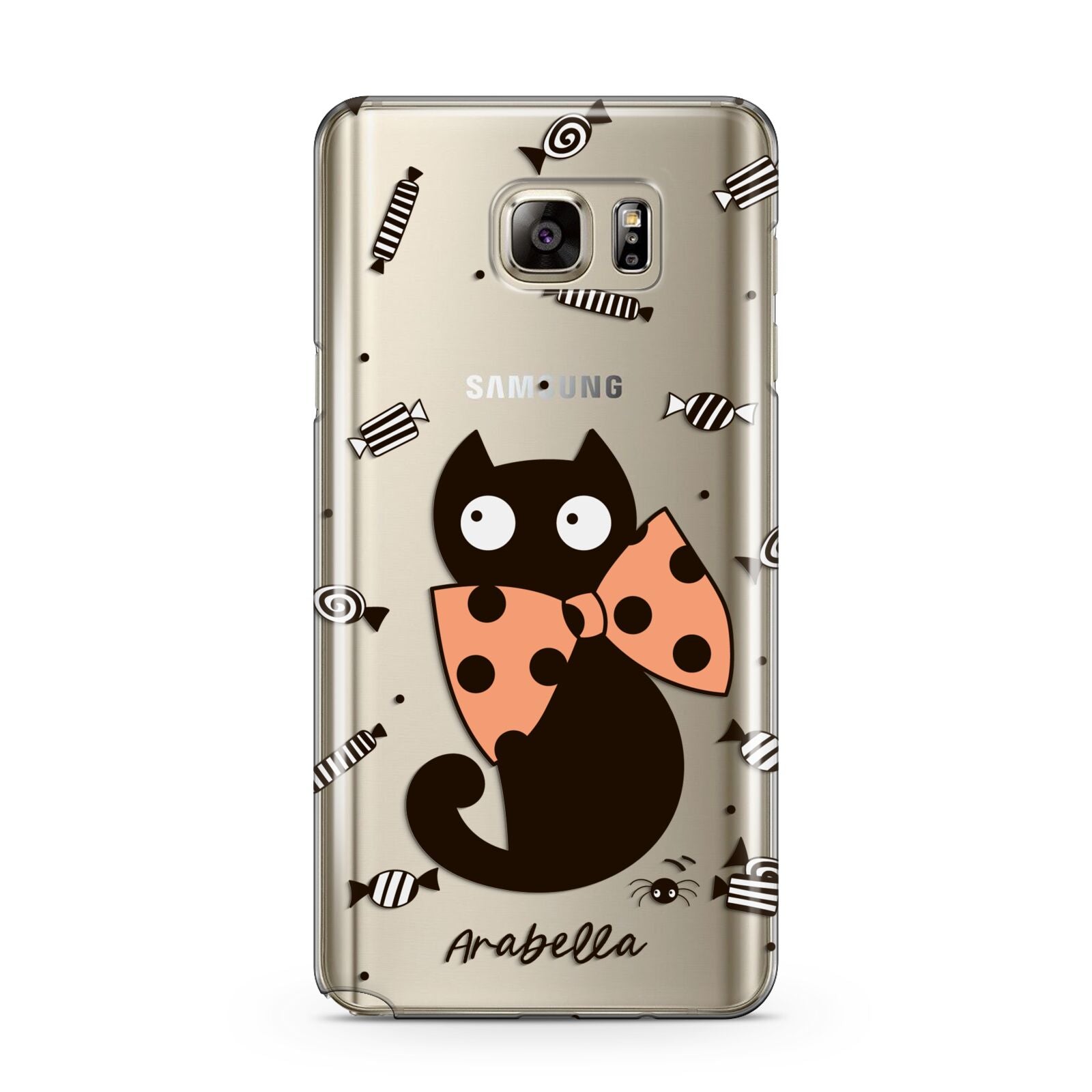 Personalised Halloween Cat Samsung Galaxy Note 5 Case