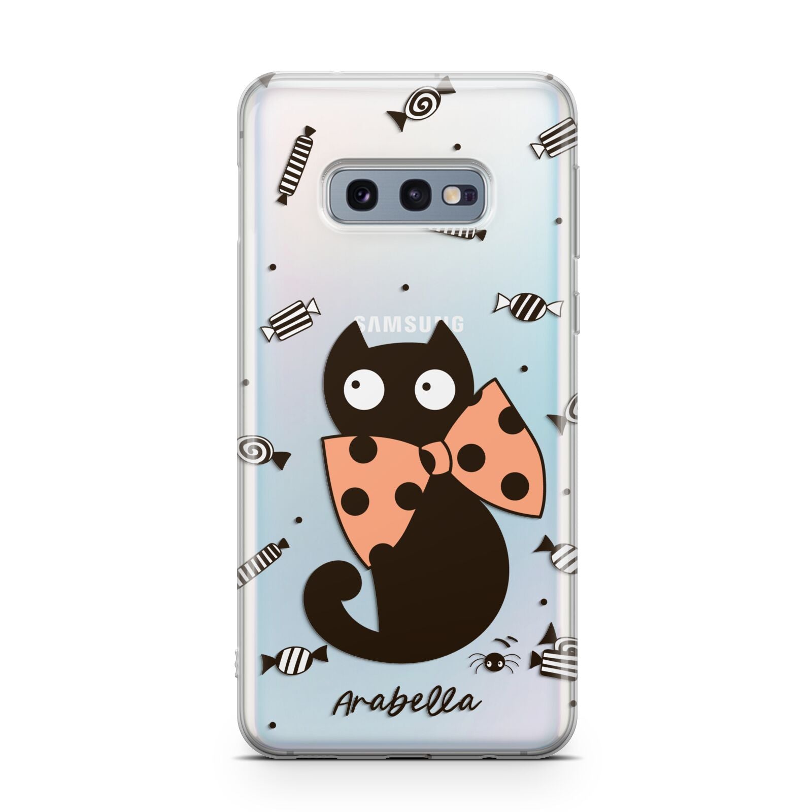 Personalised Halloween Cat Samsung Galaxy S10E Case