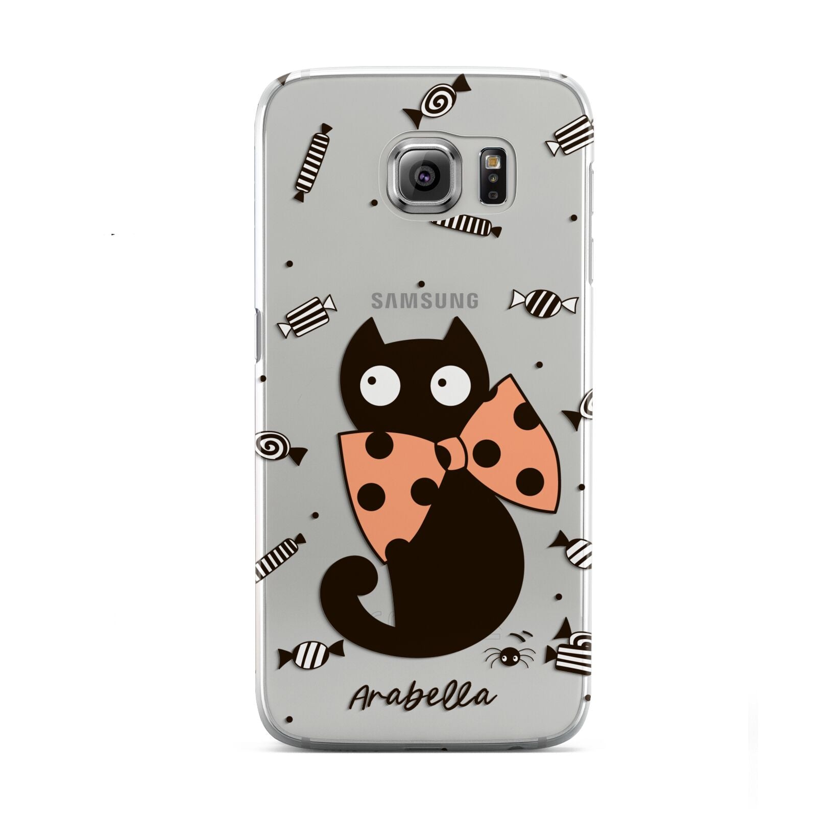 Personalised Halloween Cat Samsung Galaxy S6 Case