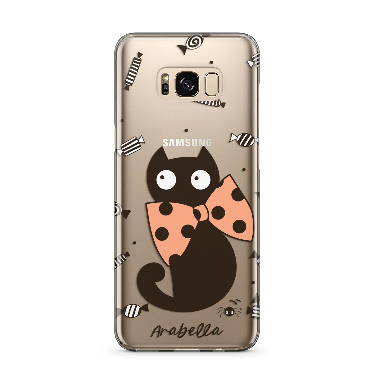 Personalised Halloween Cat Samsung Galaxy S8 Plus Case