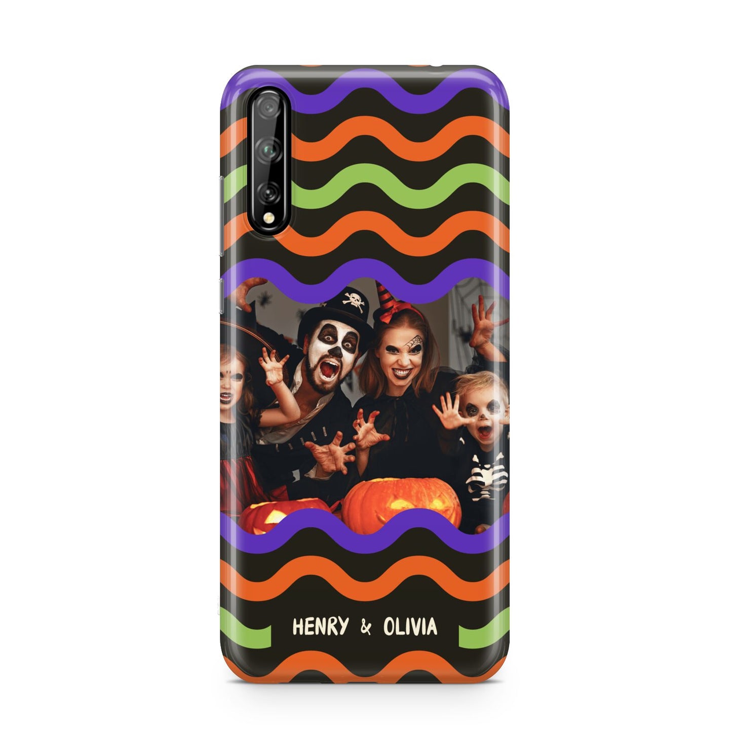 Personalised Halloween Colours Photo Huawei Enjoy 10s Phone Case