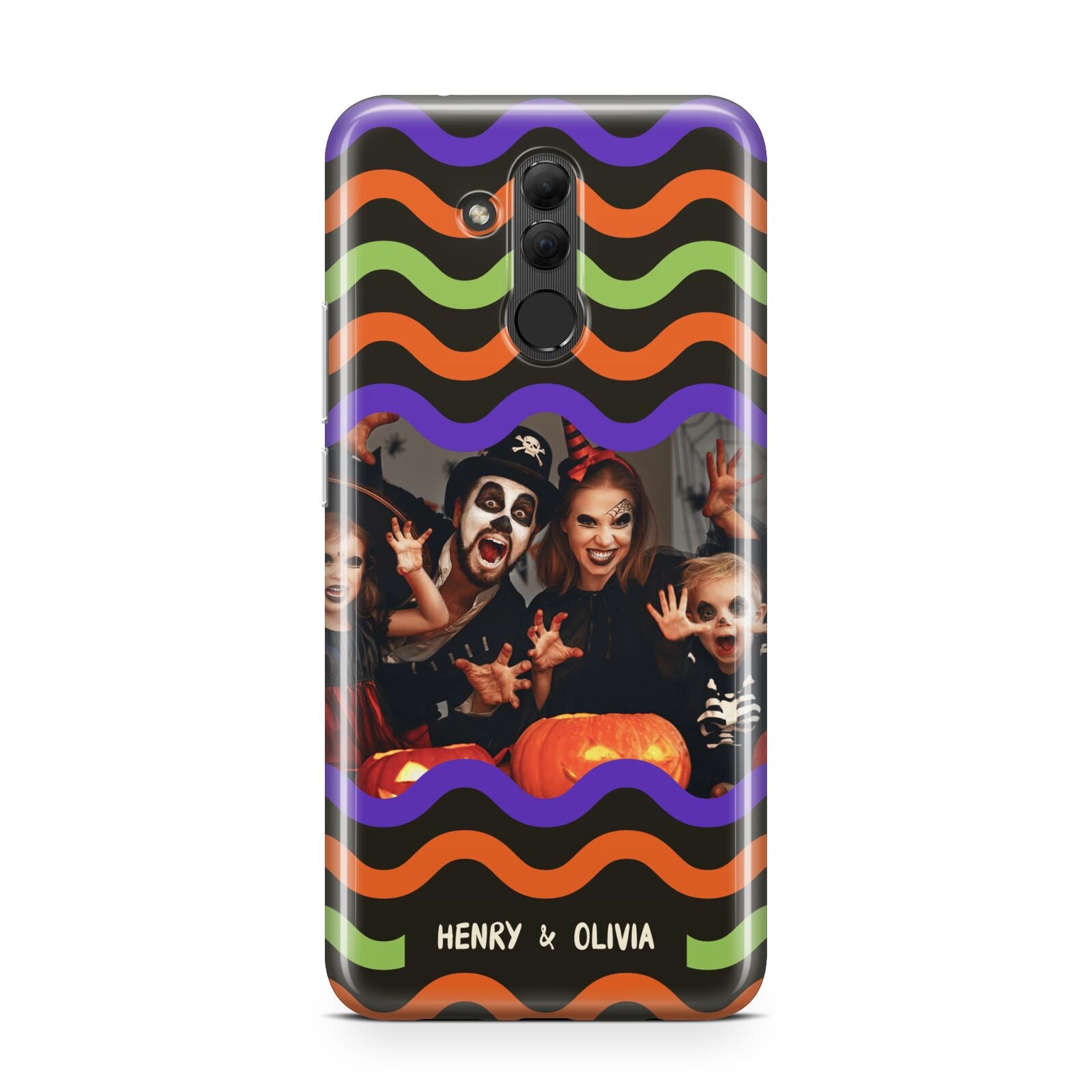 Personalised Halloween Colours Photo Huawei Mate 20 Lite